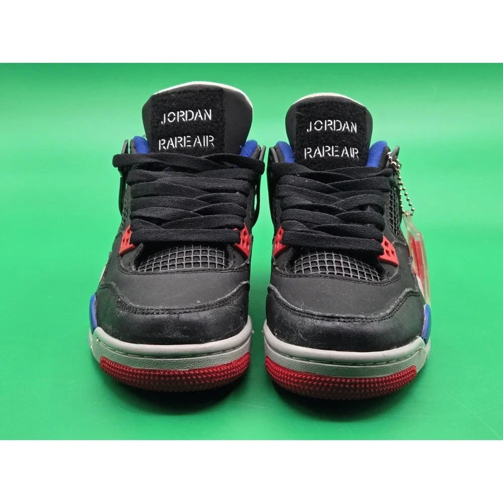 Jordan 4 Retro Rare Air (White Lettering) Men's FV5029-003 Size 6.5 Blue Black